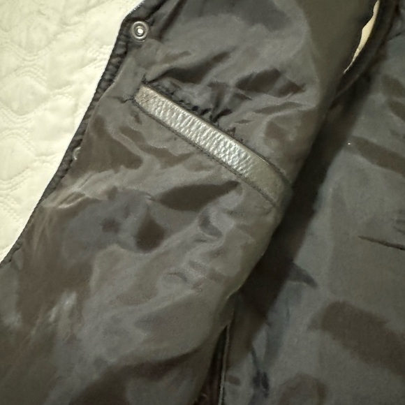 Bonus leather vest Black Size 44 VINTAGE - Picture 5 of 10